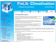 Tablet Screenshot of climatisation-paris.com